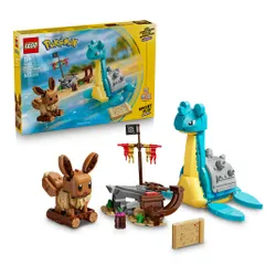 LEGO 72162 Pokémon SMART Play Eevee i Lapras — poszukiwanie skarbów