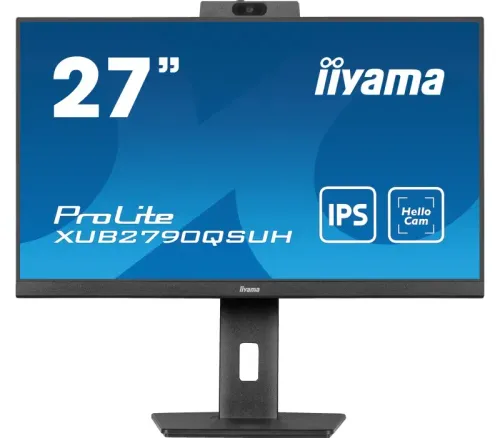 Monitor iiyama ProLite XUB2790QSUH-B1 z kamerą 27" 2K IPS 100Hz 0,4ms