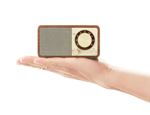 Radioodbiornik Sangean GENUINE MINI WR-7 Radio FM Bluetooth Orzech