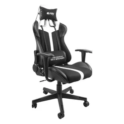 Fotel FURY Avenger XL Czarno-biały