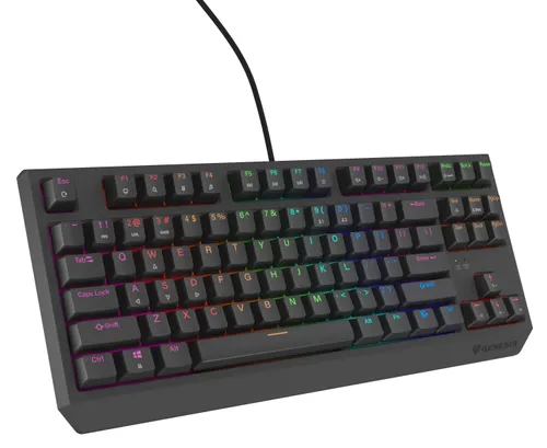 Klawiatura mechaniczna Genesis Thor 230 TKL Lite Outemu Red Czarny