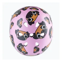 Kask rowerowy dziecięcy Hornit Pug pink/brown