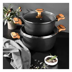 Garnek Multiclad 20Cm Z Pokrywą Bergner Bg-56036 Charcoal