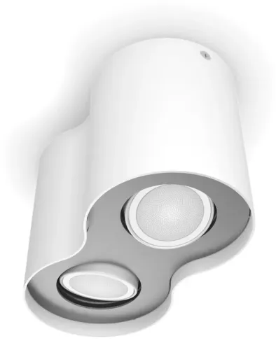 Oświetlenie punktowe Philips Hue White Ambiance Podwójne Pillar Biały