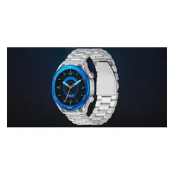 Smartwatch IMIKI Xplorer Oyster Srebrno-niebieski