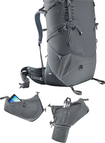 Plecak trekkingowy damski Deuter Aircontact 65 + 10 SL - graphite/black