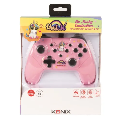 Konix Pad Unik be Funky Геймпад для Nintendo Switch, ПК-проводной