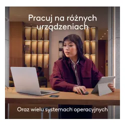 Myszka Logitech Mobi Fold Biały