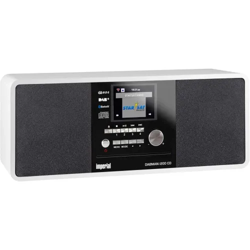 Radioodbiornik Imperial DABMAN i200 CD Radio FM DAB+ Internetowe Wi-Fi Biały