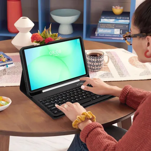 Etui na Galaxy Tab A9/A11 8.7 TECH-PROTECT SC Pen Czarny Klawiatura