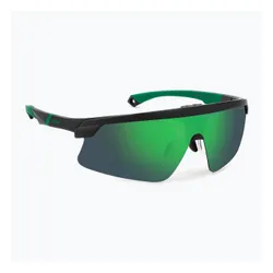 Okulary przeciwsłoneczne męskie Polaroid PLD 7056/CI/S matte black green/greygreen mirror polarized