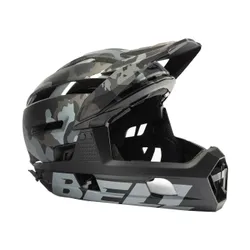 Kask rowerowy Bell FF Super Air R MIPS Spherical matte gloss black camo