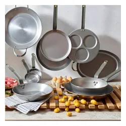 DE BUYER Mineral B Pan 32 cm - patelnia ze stali węglowej