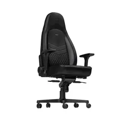 Fotel Noblechairs ICON Gamingowy do 150kg Skóra naturalna Czarny