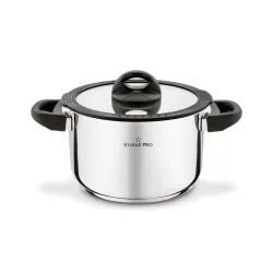 Garnek nierdzewny z pokrywką Starke Pro Sante 2,7 l