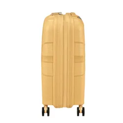 Чемодан маленький расширяемый American Tourister StarVibe - metallic banana