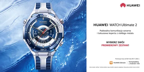 Smartwatch HUAWEI Watch Ultimate 2 Srebrno-niebieski