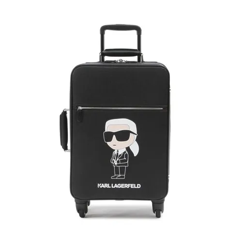 Маленький жесткий чемодан KARL LAGERFELD 230w3198 Black A999