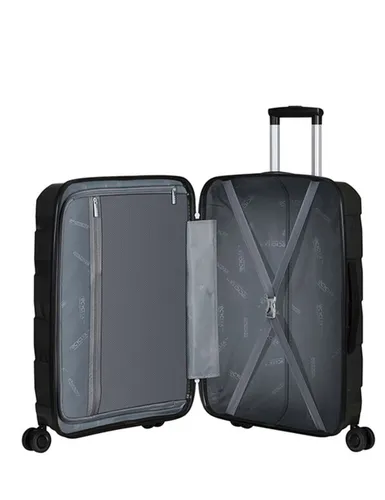 Walizka średnia na 4 kółkach American Tourister Air Move - black