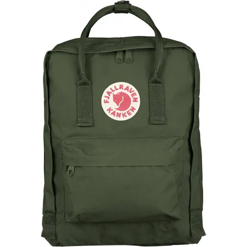 Fjallraven Kanken şehri için Sırt çantası-orman yeşili