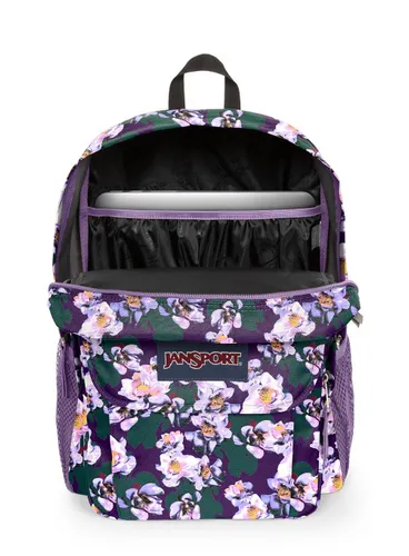 Union Pack JanSport kızlar için Okul sırt çantası-mor petals