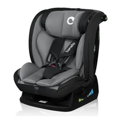 Fotelik samochodowy LIONELO Izzy i-Size 40-150 cm (0-36 kg) Czarno-szary