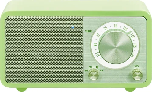 Radioodbiornik Sangean GENUINE MINI WR-7 Radio FM Bluetooth Zielony