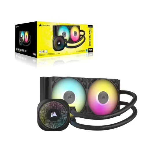 Chłodzenie Corsair iCUE Link Titan 240 RX RGB AIO Czarny