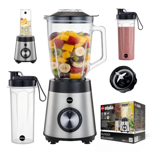 Блендер Eldom стационарный BK7S Stalo 1 бутылка в комплекте