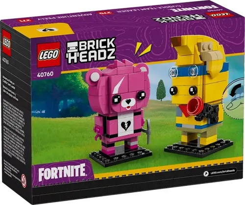 LEGO 40760 BrickHeadz Przygodowy Skórek z Tropików I Dowódczyni Drużyny Przytulanek