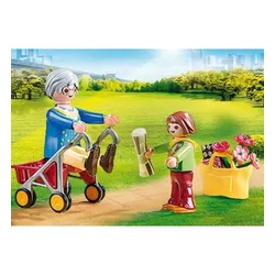 Playmobil 70194 Babcia z chodzikiem