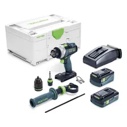 Festool Quadrive TDC Akülü Matkap 18/4 5.2 / 4.0 ve-Plus 18v 2 x 4 / 5.2 Ah Akülü