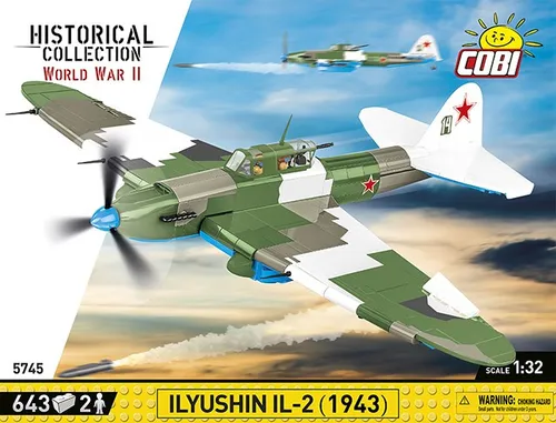 Конструктор COBI Historical Collection WWII Ilyushin IL-2 1943 643 шт.