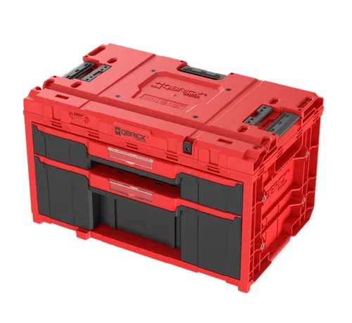 Skrzynia na narzędzia QBRICK Drawer 2 Plus Toolbox 2.0 Red Ultra HD
