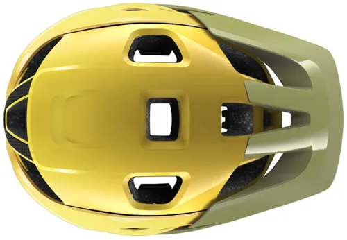 Kask rowerowy LAZER Jackal KinetiCore Złoto-zielony MTB (rozmiar L)