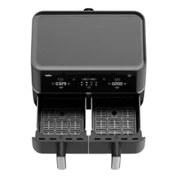 Air Fryer Frytkownica beztłuszczowa BRAUN TwinCook 5 TD5030I 10l z 8 automatycznymi programami, podwójnym koszem i okienkiem do obserwacji postępów gotowania