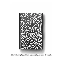 Алюминиевый футляр для карт Tail Design Slider - Keith Haring белый