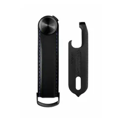 Zestaw Orbitkey - organizer do kluczy Pro + Multitool V2 - blackout / blue stitching
