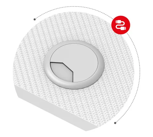 Biurko gamingowe HUZARO Hero 7.9 Biały