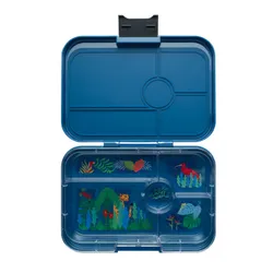 Ланч-бокс XL Yumbox Tapas work lunchbox 5 секций - Monte Carlo blue / jungle tray