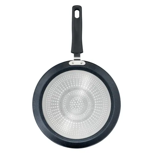 TEFAL Black Stone 25 cm czarna - patelnia do naleśników nieprzywierająca