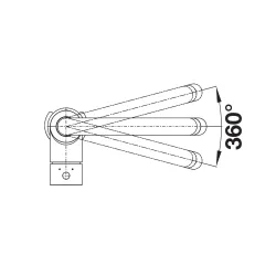 Bateria BLANCO Mida-S 521457 Biały