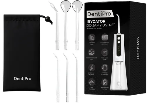 Irygator ALPHA DentiPro SWF-04 Biały