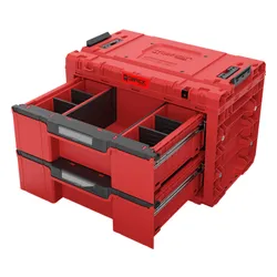 Skrzynka narzędziowa QBRICK System Prime Drawer 2 Toolbox Expert Red Ultra HD Custom