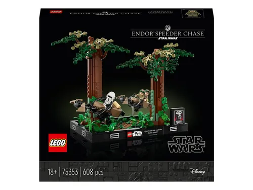 LEGO Star Wars Diorama: Endor yarışçısının peşinde 75353