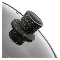 Patelnia marmurowa na indukcję krótkie uchwyty Konighoffer Escuro 28 cm