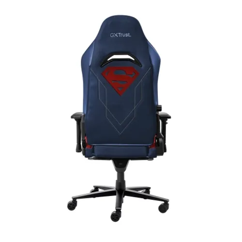 Fotel Trust GXT 721SM Ruya Pro Premium do 150kg Tkanina Skóre ECO Niebieski Superman