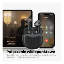 Słuchawki bezprzewodowe Soundpeats Air4 Douszne Bluetooth 5.3 Czarny