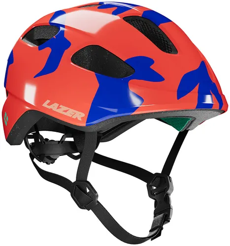 Kask rowerowy LAZER Nutz KinetiCore 2.0 Ptaki dla Dzieci z możliwością zamontowania lampki (rozmiar 50-56)