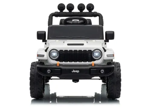 Auto Na Akumulator Jeep Rubicon 2X200W 24V Eva Skóra LED Pilot Radio MP3
